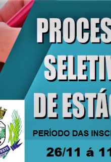 PROCESSO SELETIVO PARA VAGAS DE ESTÁGIO REMUNERADO – EDITAL Nº 001/2022
